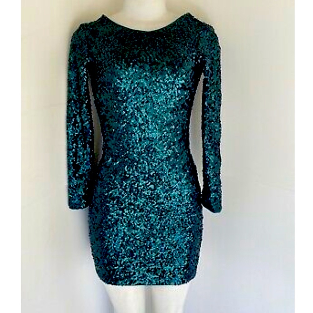 Green Sequin Dress